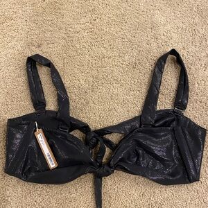 Skims liquid shine detachable Bikini Top